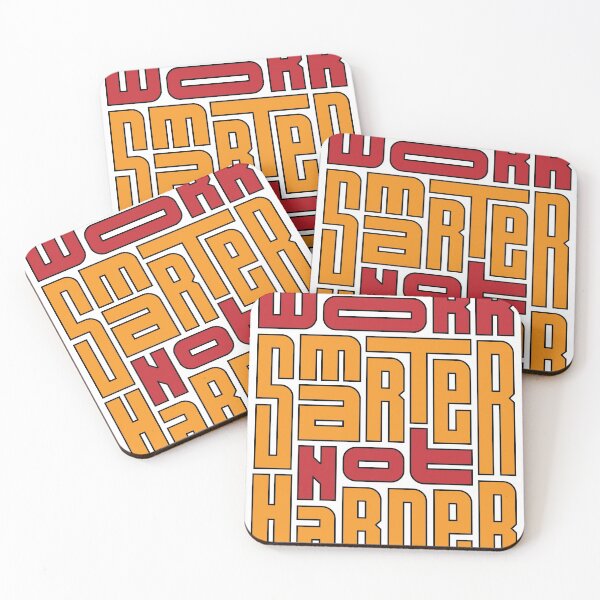 Item preview, Work smarter not harder typography designed and sold by NexeDesigns.