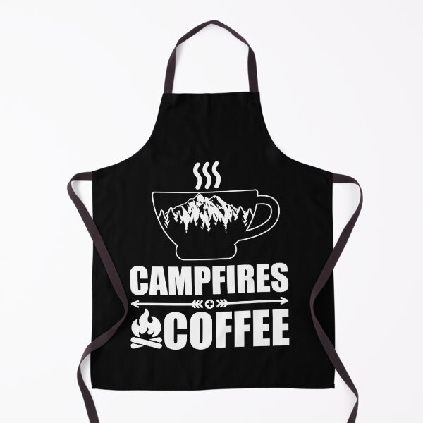 Item preview, Campfires And Coffee | Caffeine Addict designed and sold by GravitiTees.