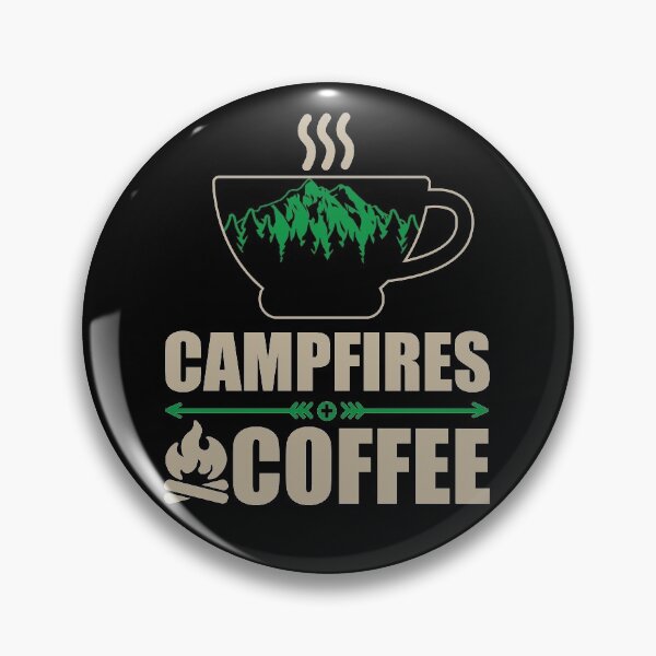 Item preview, Campfires And Coffee | Hate Mornings designed and sold by GravitiTees.