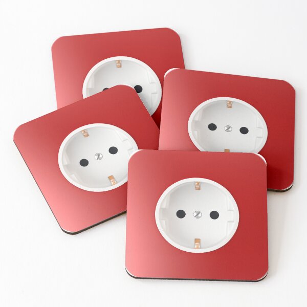 Item preview, fake red wall outlet designed and sold by RomualdGR.