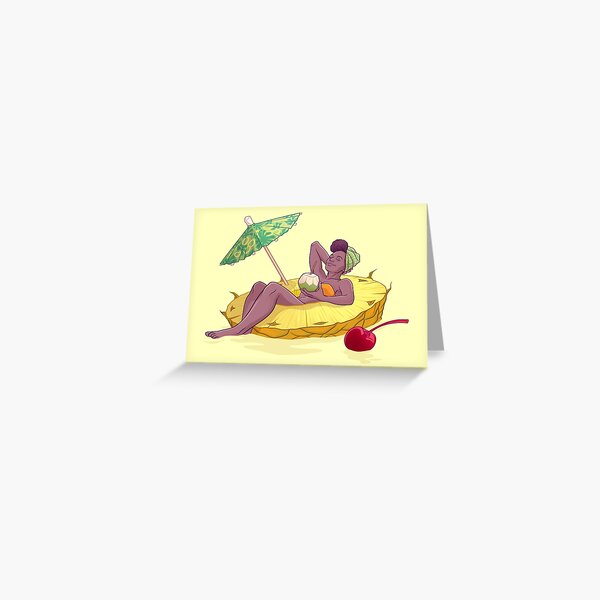 Piña Colada Greeting Card
