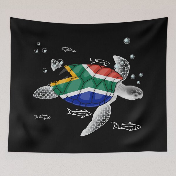 Artikelvorschau, South Africa Turtle entworfen und verkauft von Fusti.