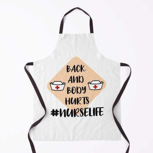Item preview, BACK AND BODY HURTS NURSE LIFE designed and sold by Pixel Papers 17.