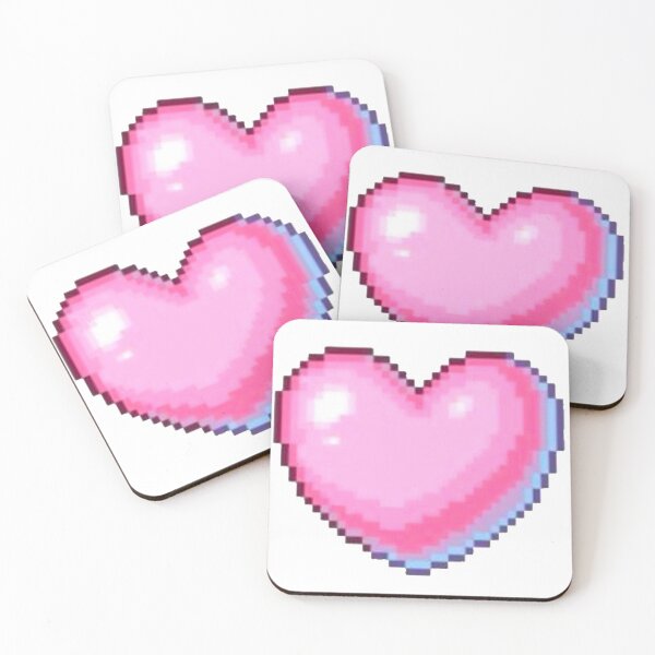 Item preview, kawaii 8bit heart designed and sold by celestivl.