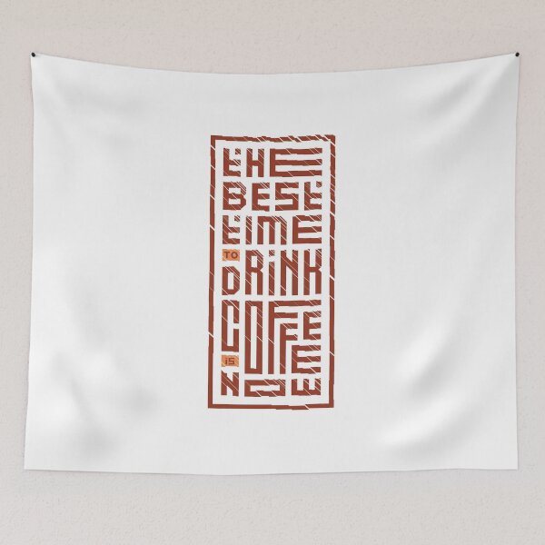 Item preview, Best time to drink coffee is now typography designed and sold by NexeDesigns.