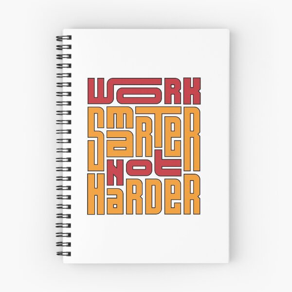 Item preview, Work smarter not harder typography designed and sold by NexeDesigns.