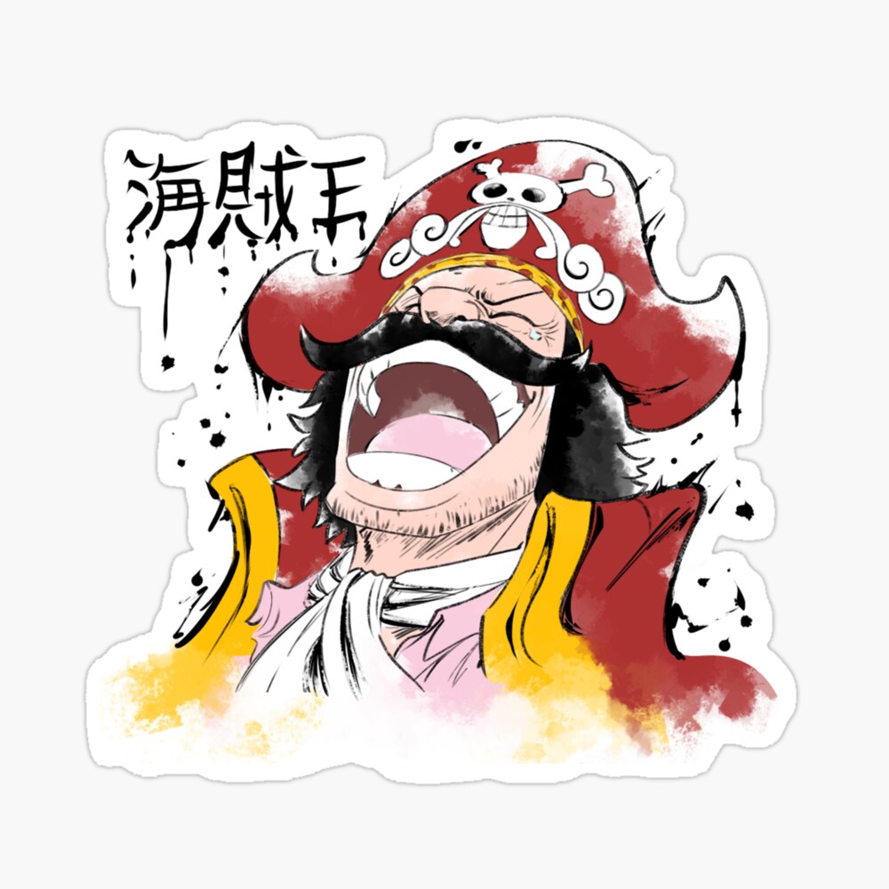 Poster La Risa De La Leyenda Gold D Roger One Piece Mugiwara De Lele Design Redbubble