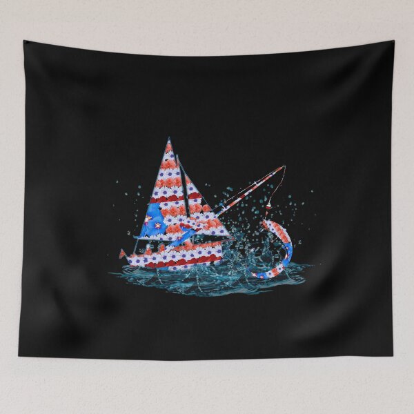 Item preview, American flag fishing designed and sold by cizito.