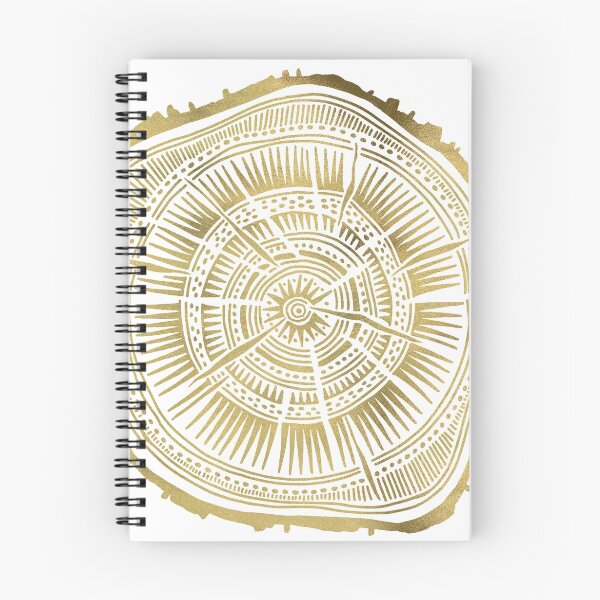 Item preview, Paper Birch – Gold Tree Rings designed and sold by Cat Coquillette.