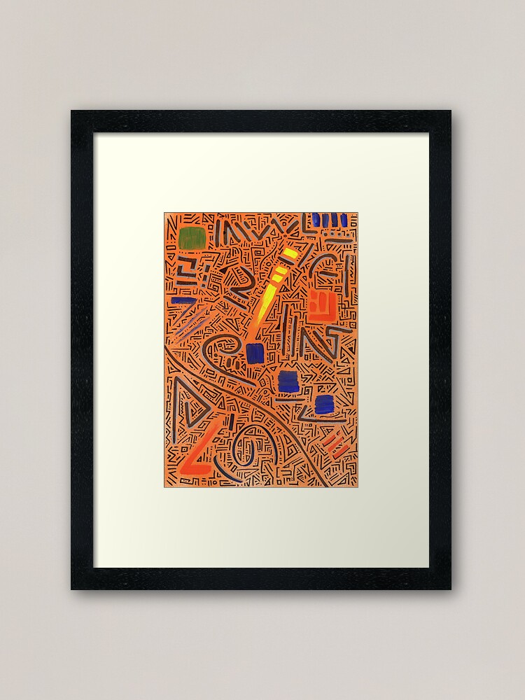 Alternate view of RAYCLEST 7 Framed Art Print