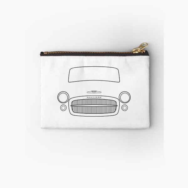 Item preview, Hillman Minx classic 1950s British car black outline graphic designed and sold by soitwouldseem.