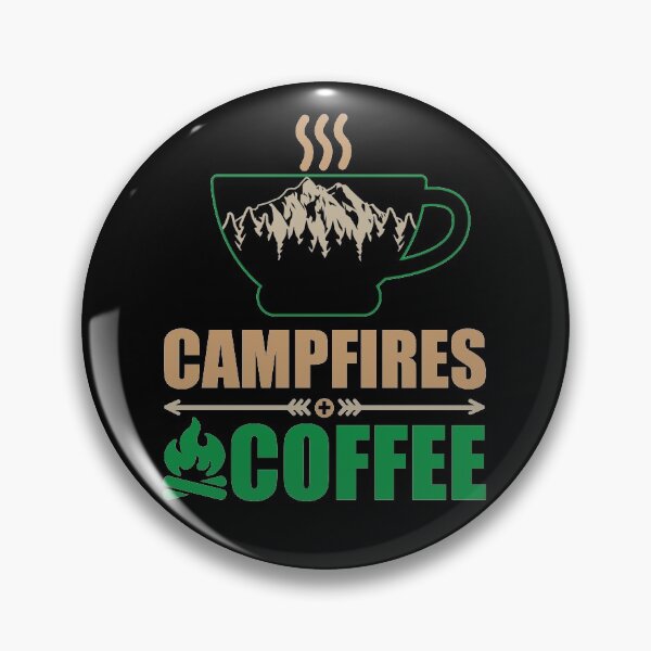 Item preview, Campfires And Coffee | Morning Caffeine designed and sold by GravitiTees.