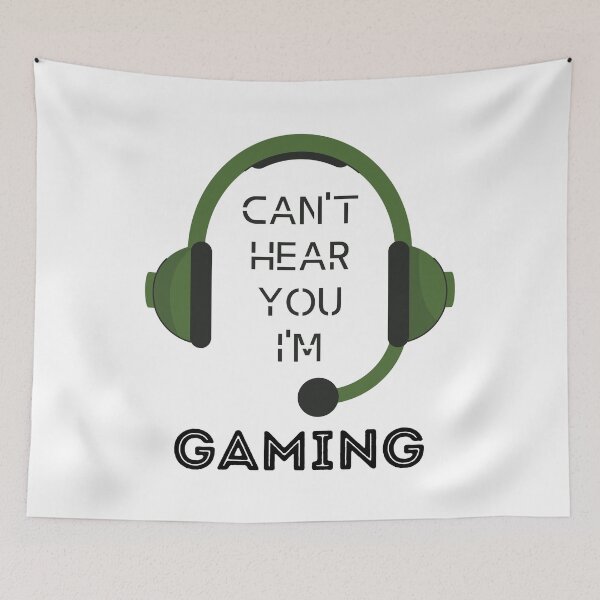 Item preview, Can't hear you I'm gaming designed and sold by Aedrikan.