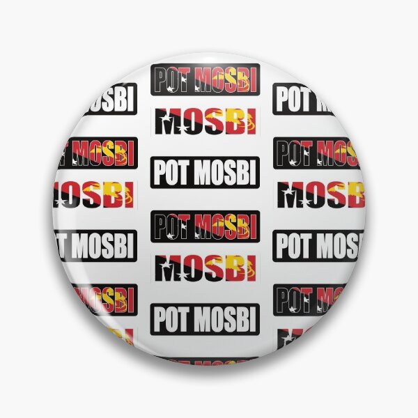 Item preview, Pot Mosbi with Papua New Guinea Flag designed and sold by PNG-pikinini.