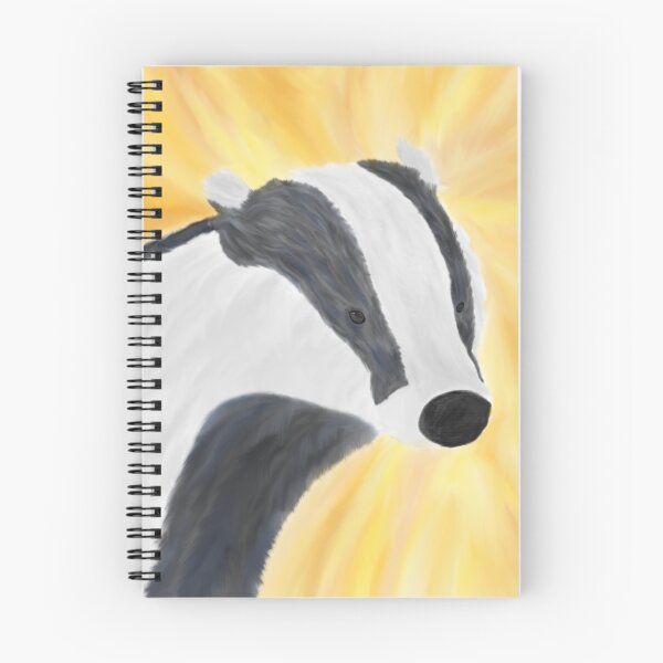 Item preview, European badger, oil painting designed and sold by npbyjennie.