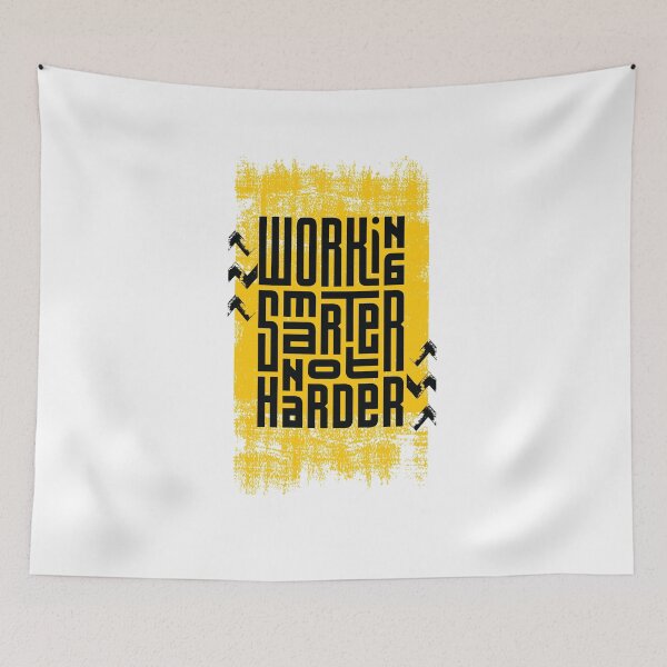 Item preview, Working smarter not harder typography designed and sold by NexeDesigns.