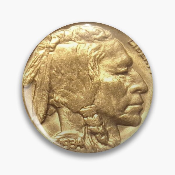 Item preview, 1934 Buffalo Nickel designed and sold by coinsxcrochet.