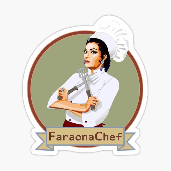 Faraona Chef Pegatina