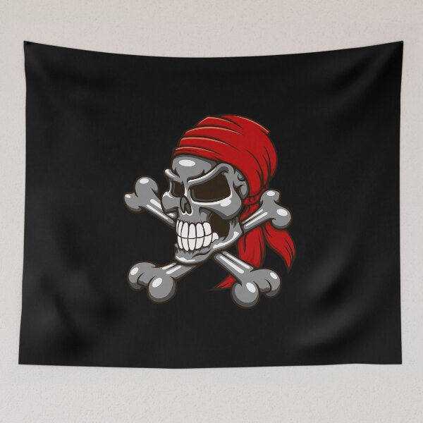 Item preview, Pirate Skull designed and sold by JirfHend.