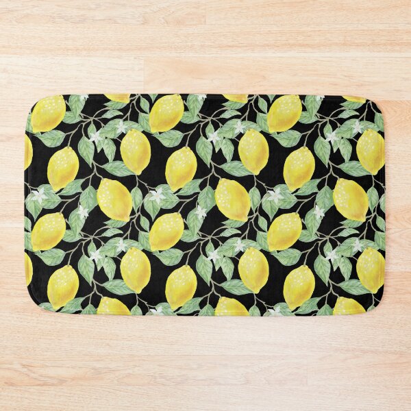 Item preview, Lemon white flower pattern  designed and sold by StickinTogether.