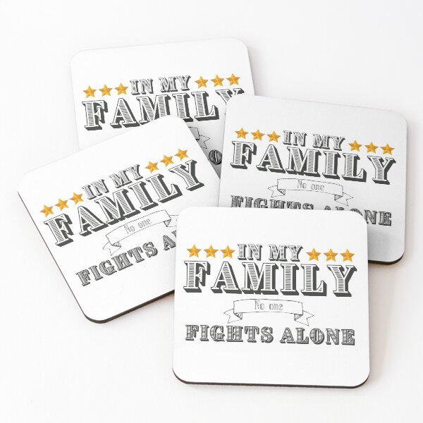 Item preview, In my family no one fights alone designed and sold by Aedrikan.