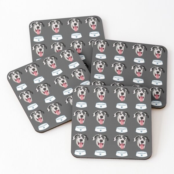 Item preview, Great Dane dog - black and white - pattern designed and sold by Maful.