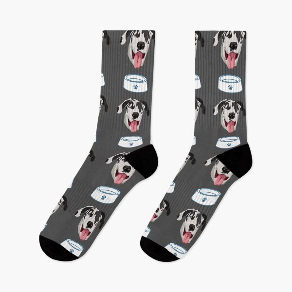 Item preview, Great Dane dog - black and white - pattern designed and sold by Maful.