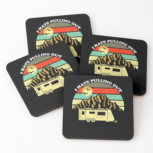 Item preview, Retro Vintage Mountains RV Camping I Hate Pulling Out designed and sold by baumbachpox61.