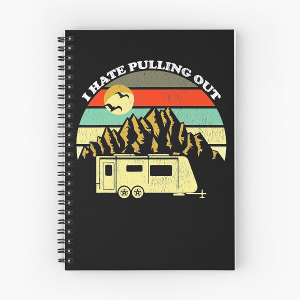 Item preview, Retro Vintage Mountains RV Camping I Hate Pulling Out designed and sold by baumbachpox61.
