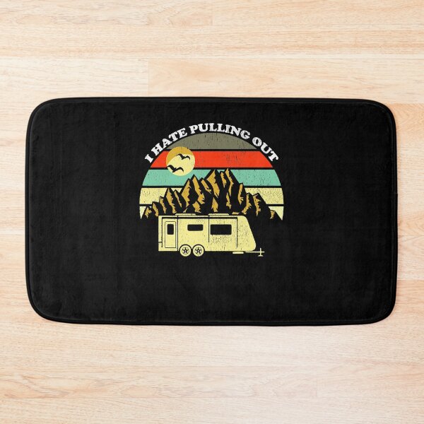 Item preview, Retro Vintage Mountains RV Camping I Hate Pulling Out designed and sold by baumbachpox61.