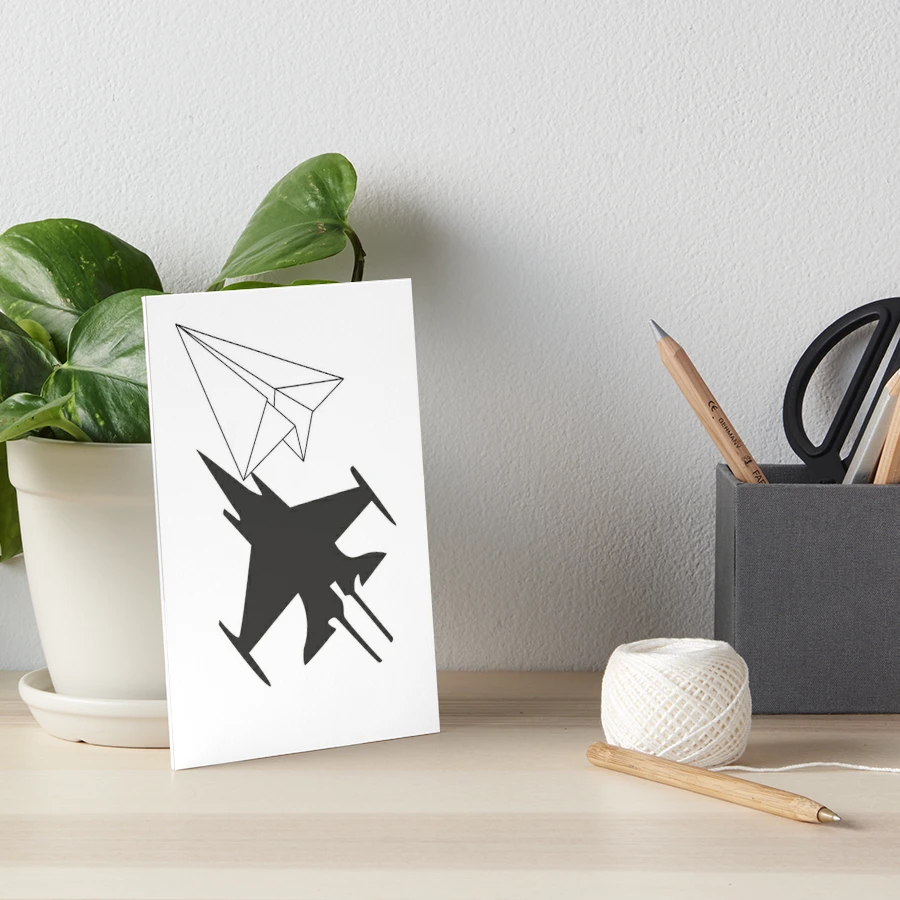 Paper airplane shadow. fighter Sticker for Sale by Aleksey888  Paper  airplane drawing, Paper airplane tattoos, Paper airplanes