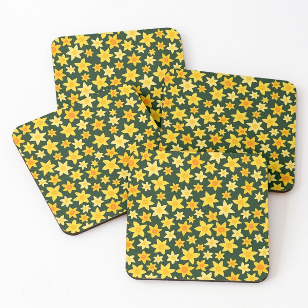 Item preview, Daffodils - green background designed and sold by IvyAmber.