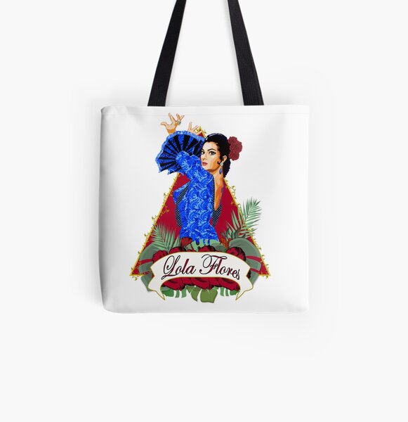 Lola Flores Bolsa estampada de tela
