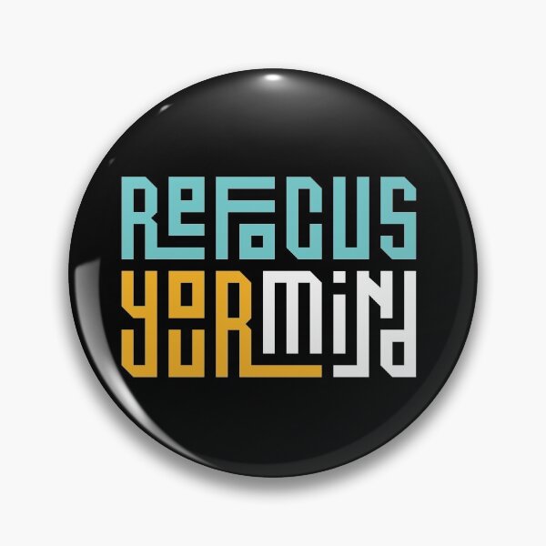 Item preview, Refocus your mind typography designed and sold by NexeDesigns.