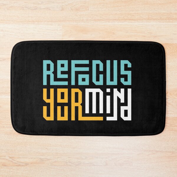 Item preview, Refocus your mind typography designed and sold by NexeDesigns.