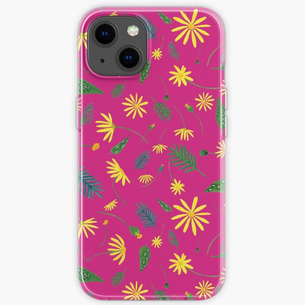 Explosión de margaritas Funda blanda para iPhone