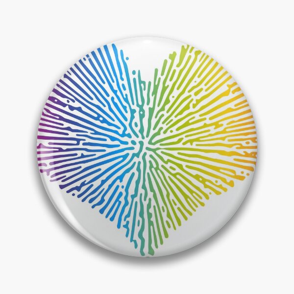 Item preview, Turing Pattern Sunburst Love Heart (Full Spectrum) designed and sold by John Uttley.