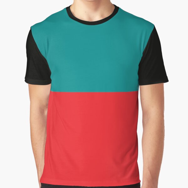 Teal and red shirt Clearance