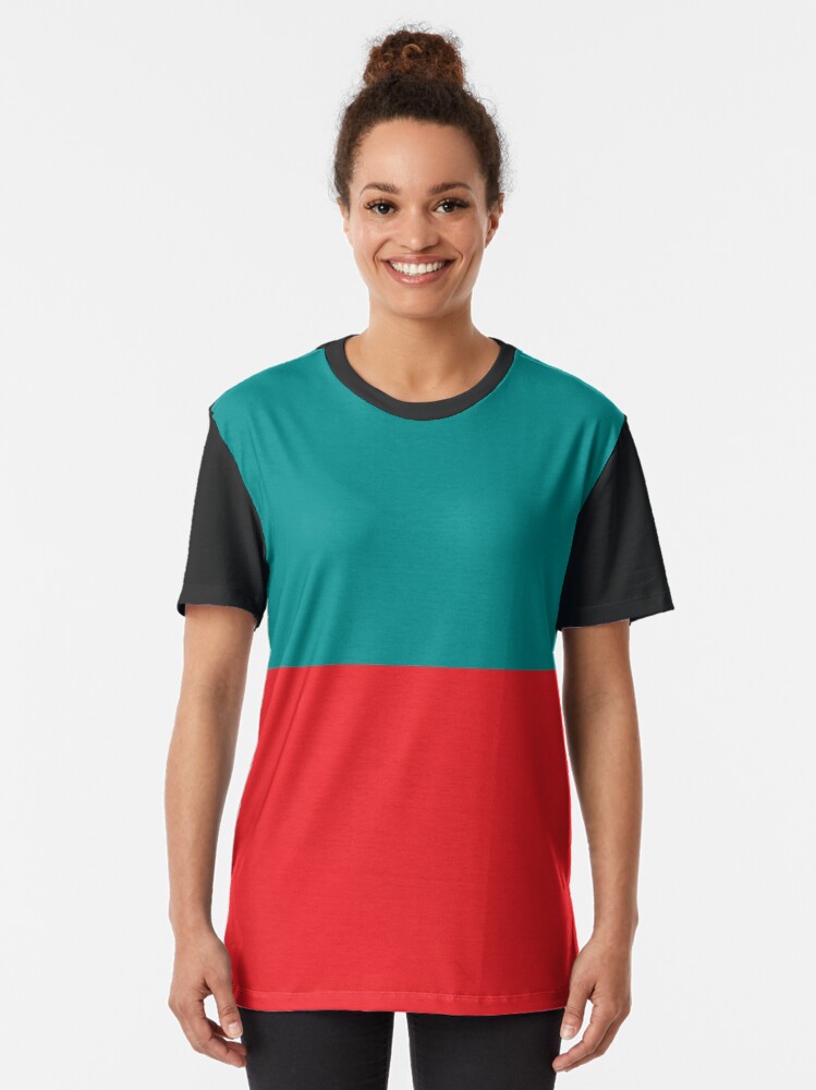 Teal and red shirt Clearance