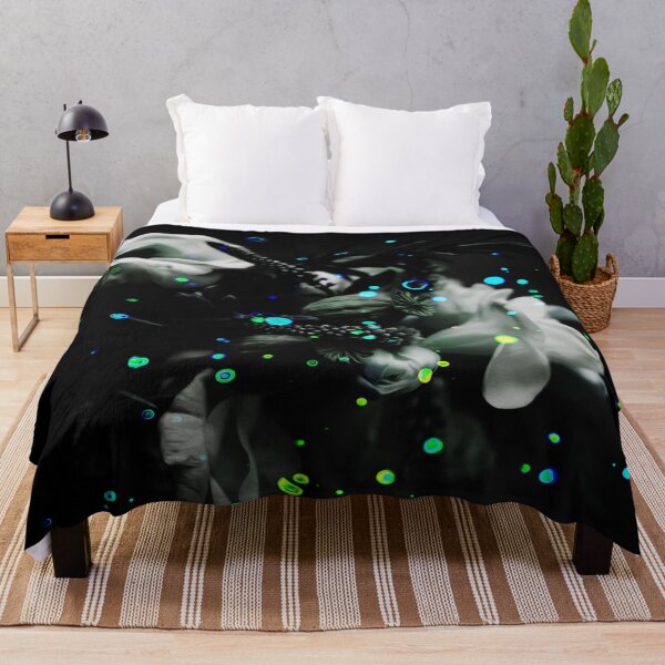 Item preview, "Shadows in the Water" floral trippy art collage, vaporwave design designed and sold by TrueType.