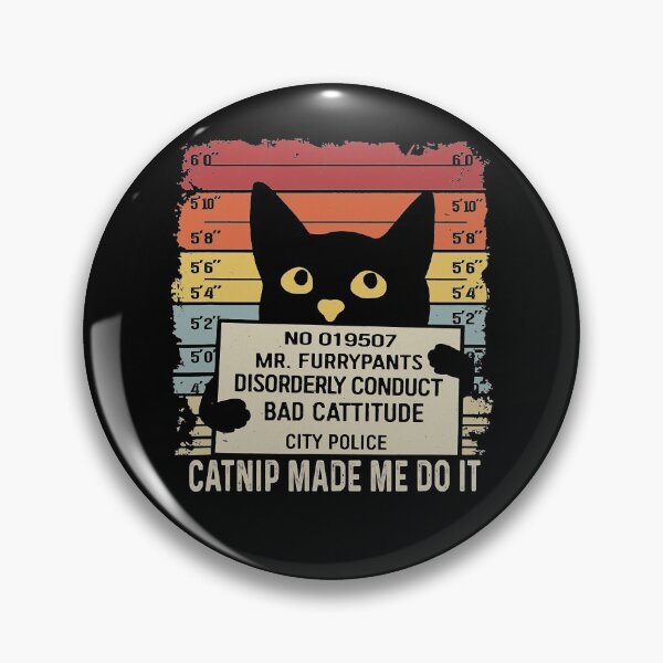 Item preview, Vintage Catnip Made Me Do It  Funny Kitten and Cat designed and sold by baumbachpox61.