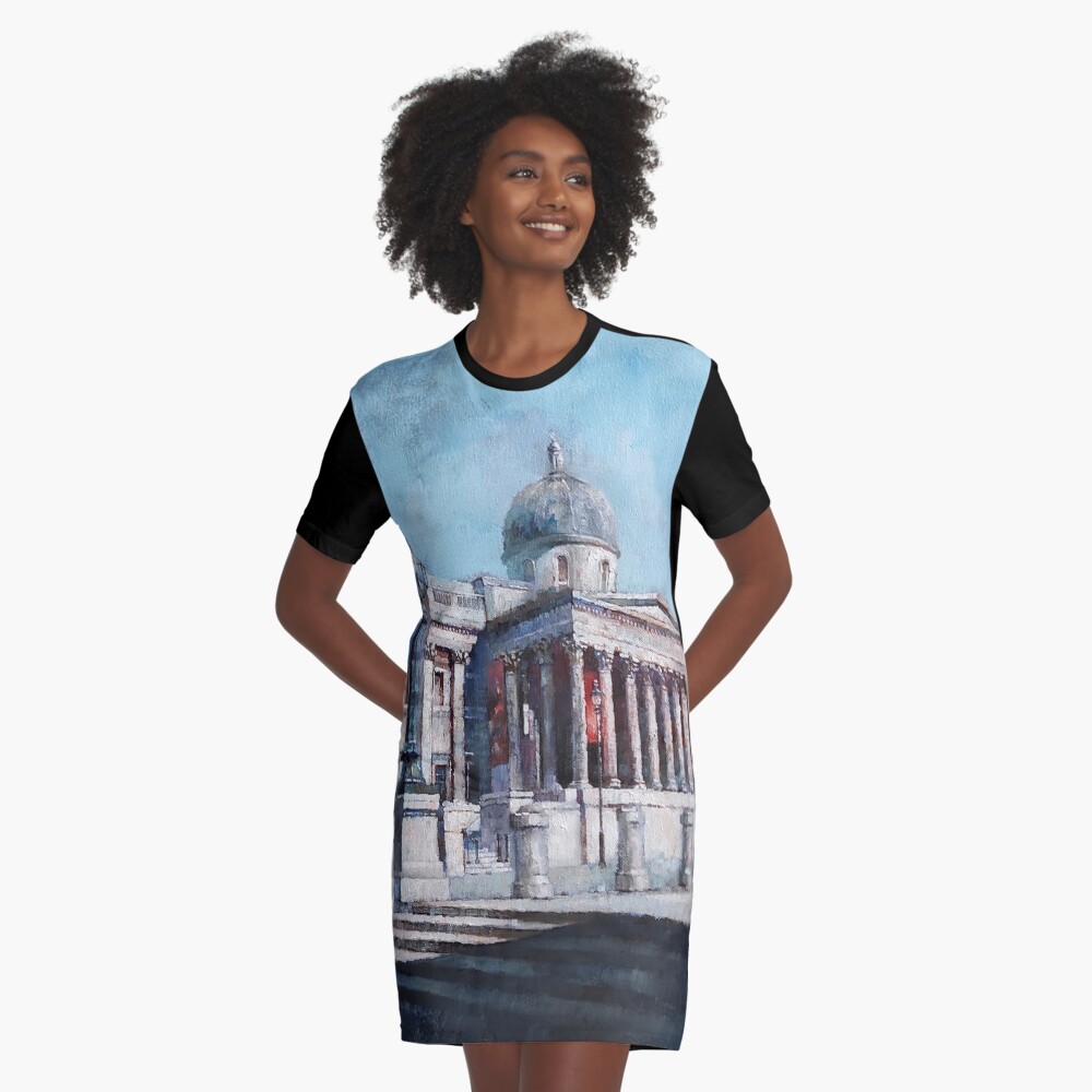 Item preview, Graphic T-Shirt Dress designed and sold by rogerpanart.