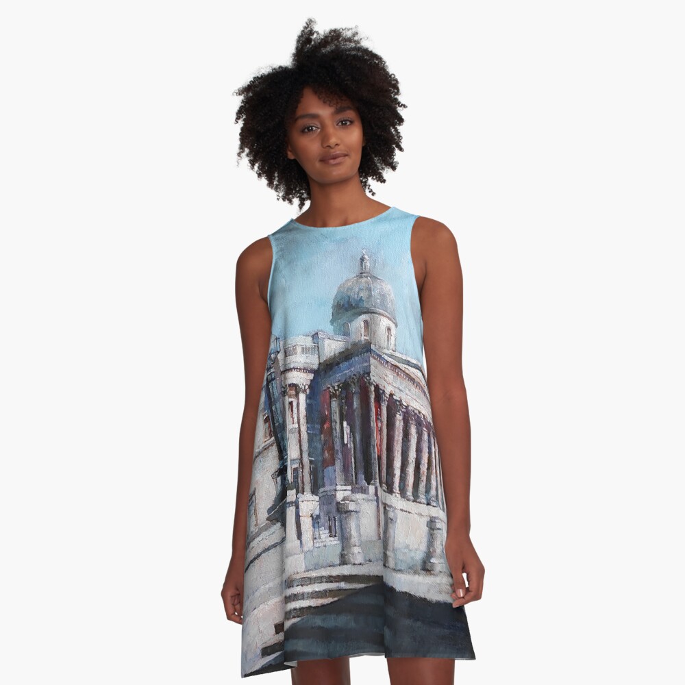 Item preview, A-Line Dress designed and sold by rogerpanart.