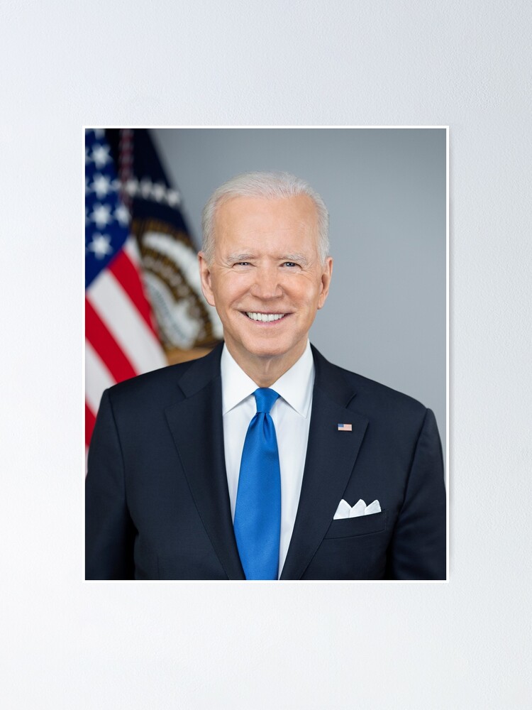 "Joe Biden Official Portrait" Poster By Samisabi | Redbubble