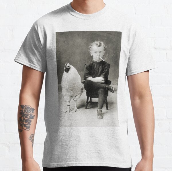 Smoking Child - black / white Classic T-Shirt