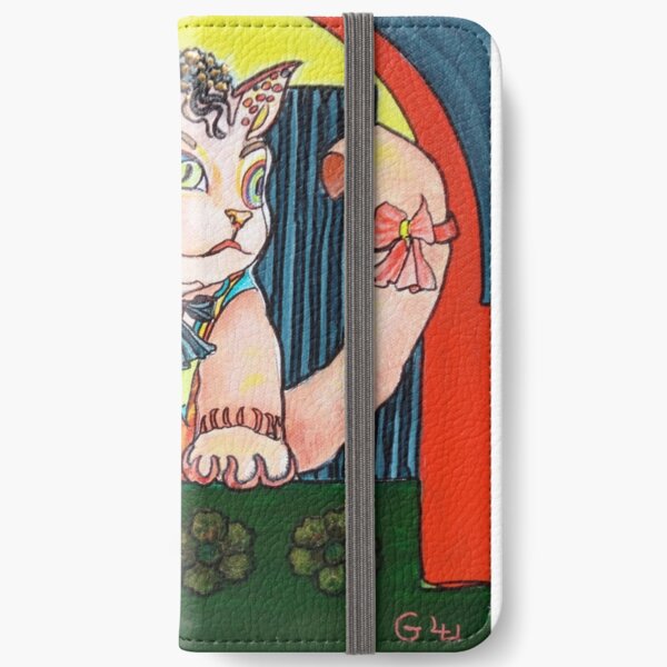 Cute Cat iPhone Wallet