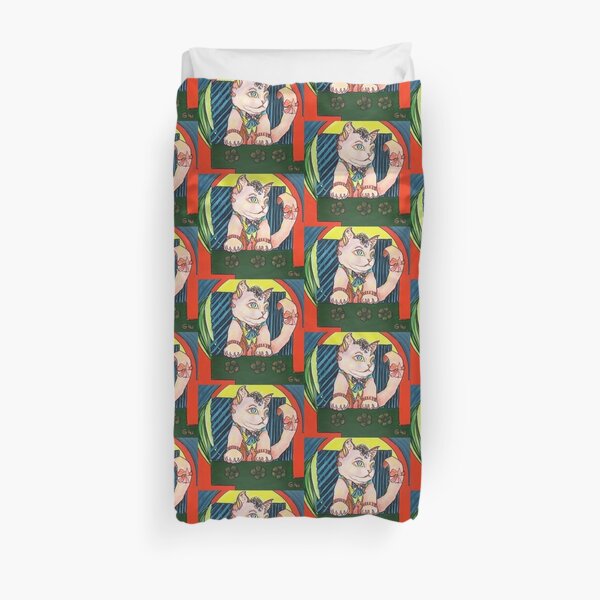 Cute Cat Duvet Cover