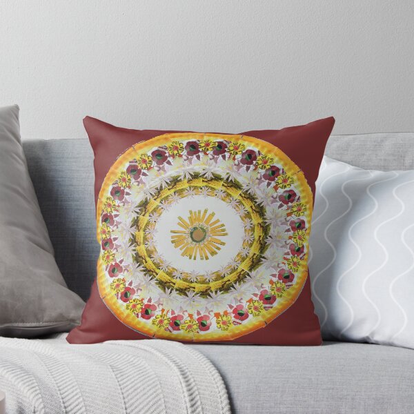 Item preview, Yellow flower plate in carton snippets designed and sold by Ruud van Koningsbrugge.