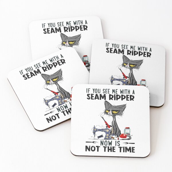 Item preview, If You See Me A Seam Ripper Black Cat Sewing  designed and sold by baumbachpox61.