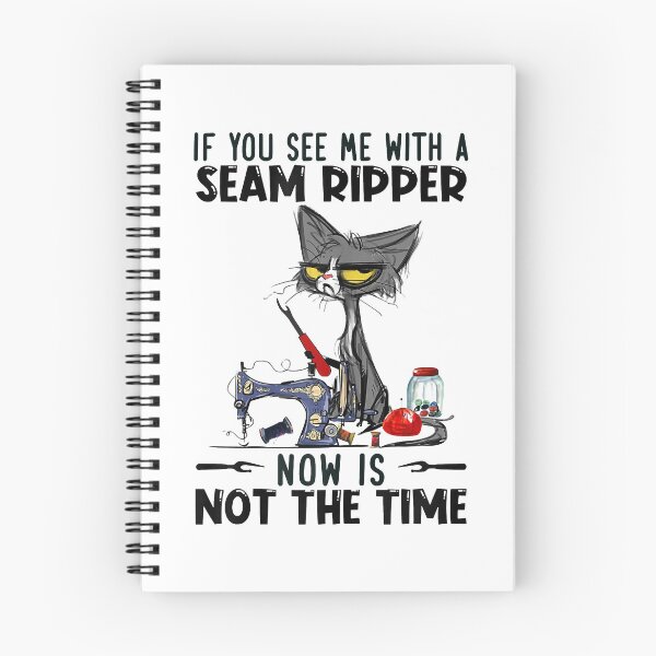 Item preview, If You See Me A Seam Ripper Black Cat Sewing  designed and sold by baumbachpox61.